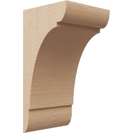 7in. W X 7in. D X 14in. H Series 2 Wide Olympic Rough Cedar Woodgrain TimberThane Corbel, Primed Tan